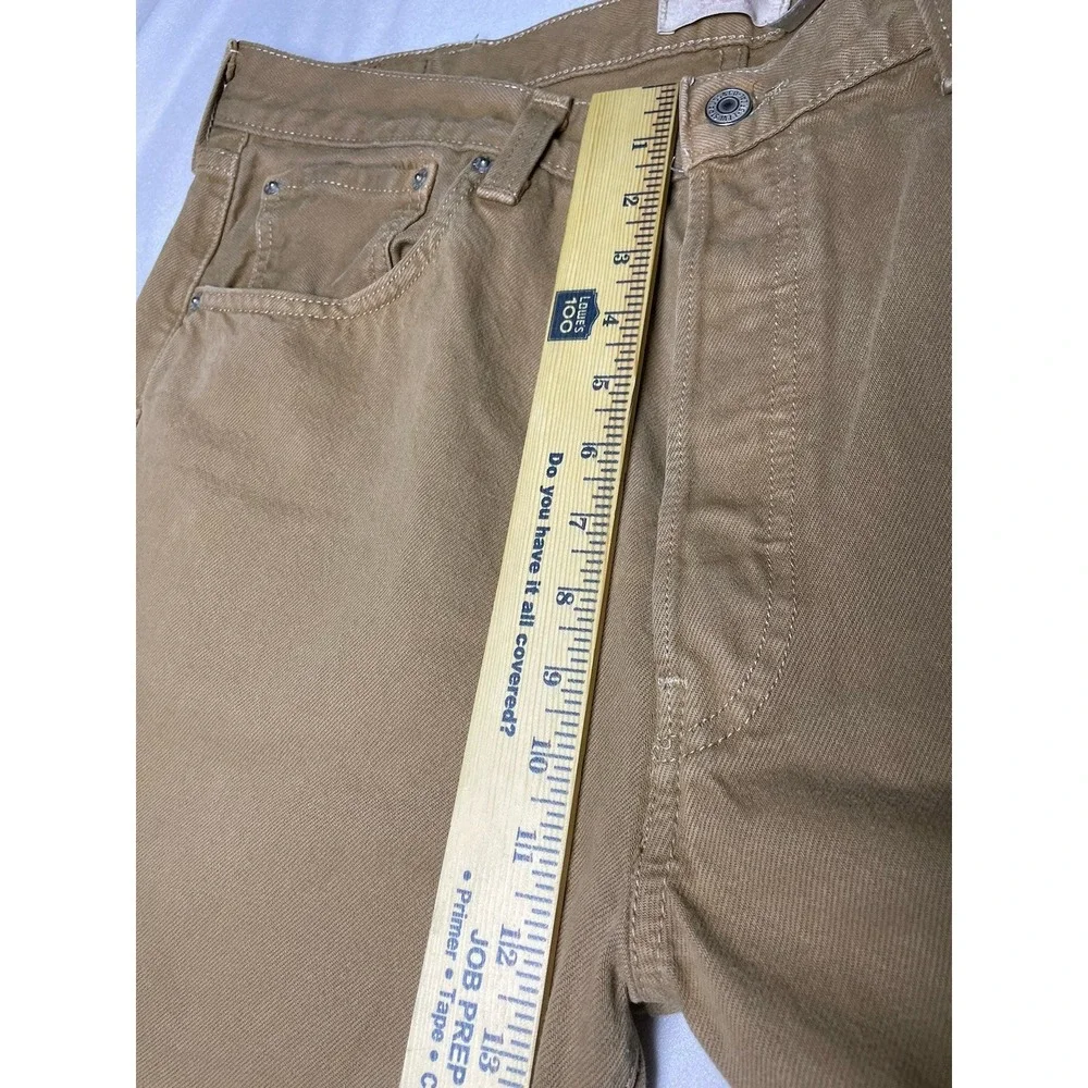 Levis 501 XX Jeans‎ Y2K 38x32 Tan Denim 100% Cotton Button Fly Straight Leg